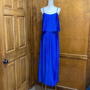 Aidan Mattox Pleated Midi Dress - EUC